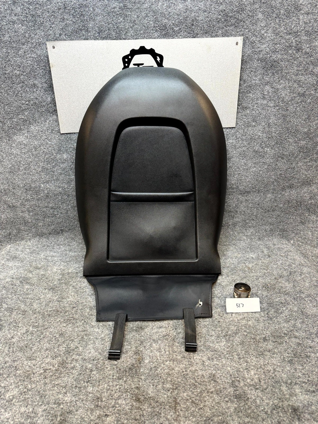 2017 - 2023 TESLA MODEL 3 FRONT LEFT/RIGHT SEAT BACK PANEL TRIM OEM 1104898-00-A