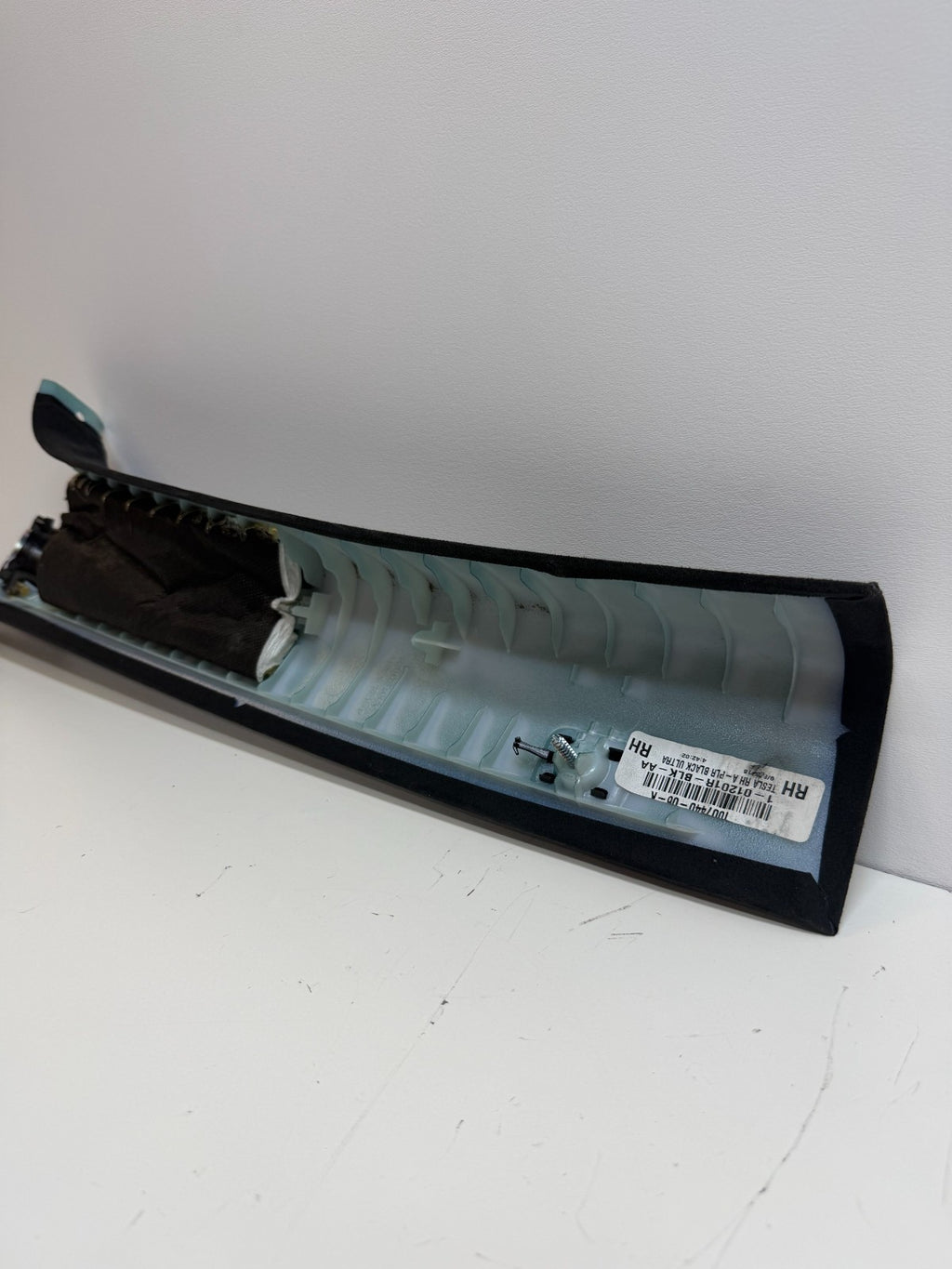 2012-2020 Tesla Model S Front Right A Pillar Trim Alcantara 1007440-06-K