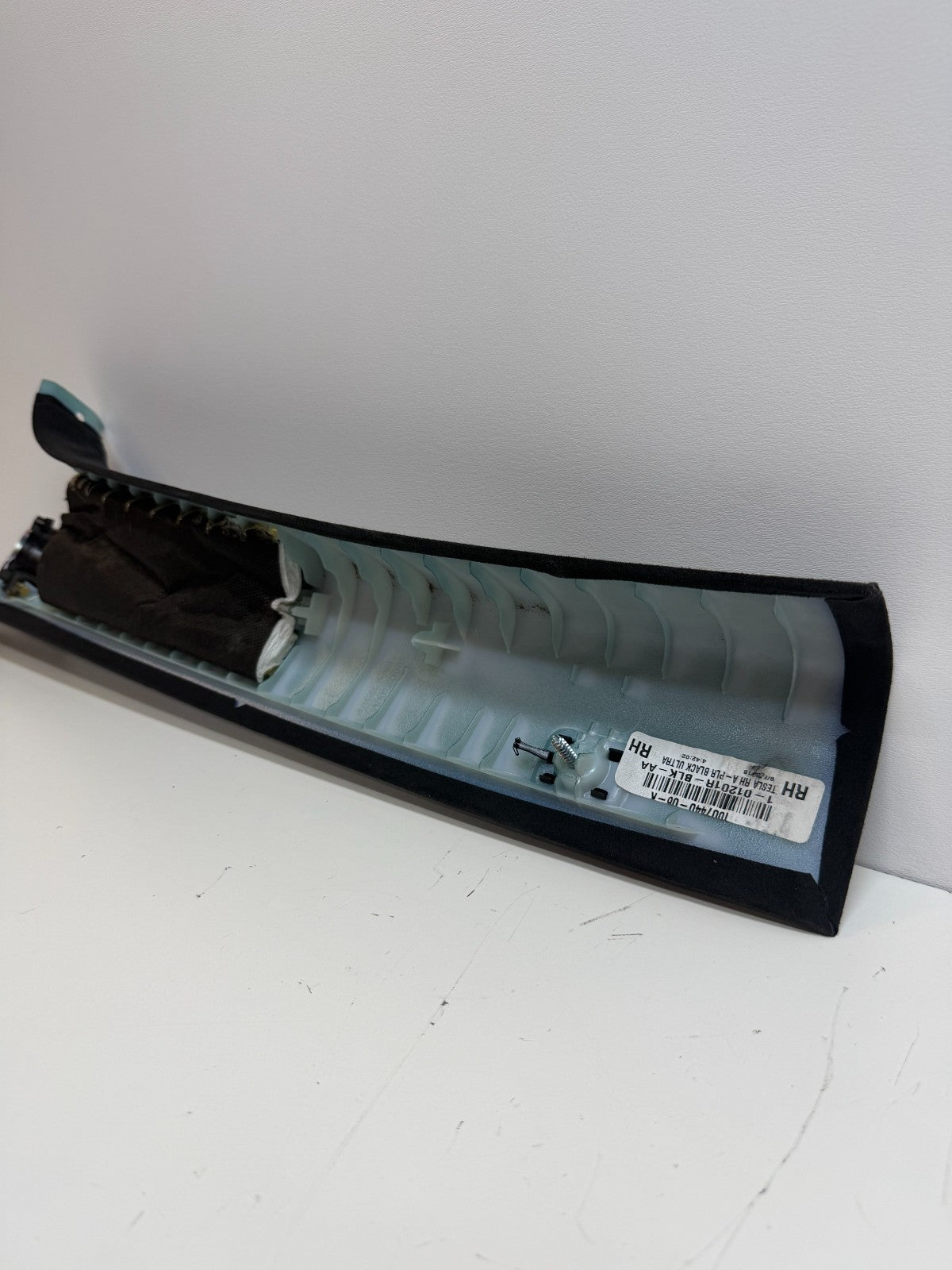 2012-2020 Tesla Model S Front Right A Pillar Trim Alcantara 1007440-06-K