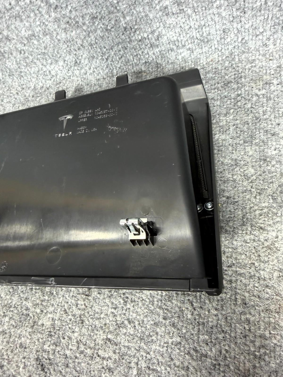 2016-2020 Tesla Model X Dashboard Center Cubby Storage Bin OEM, 1045057-00-C