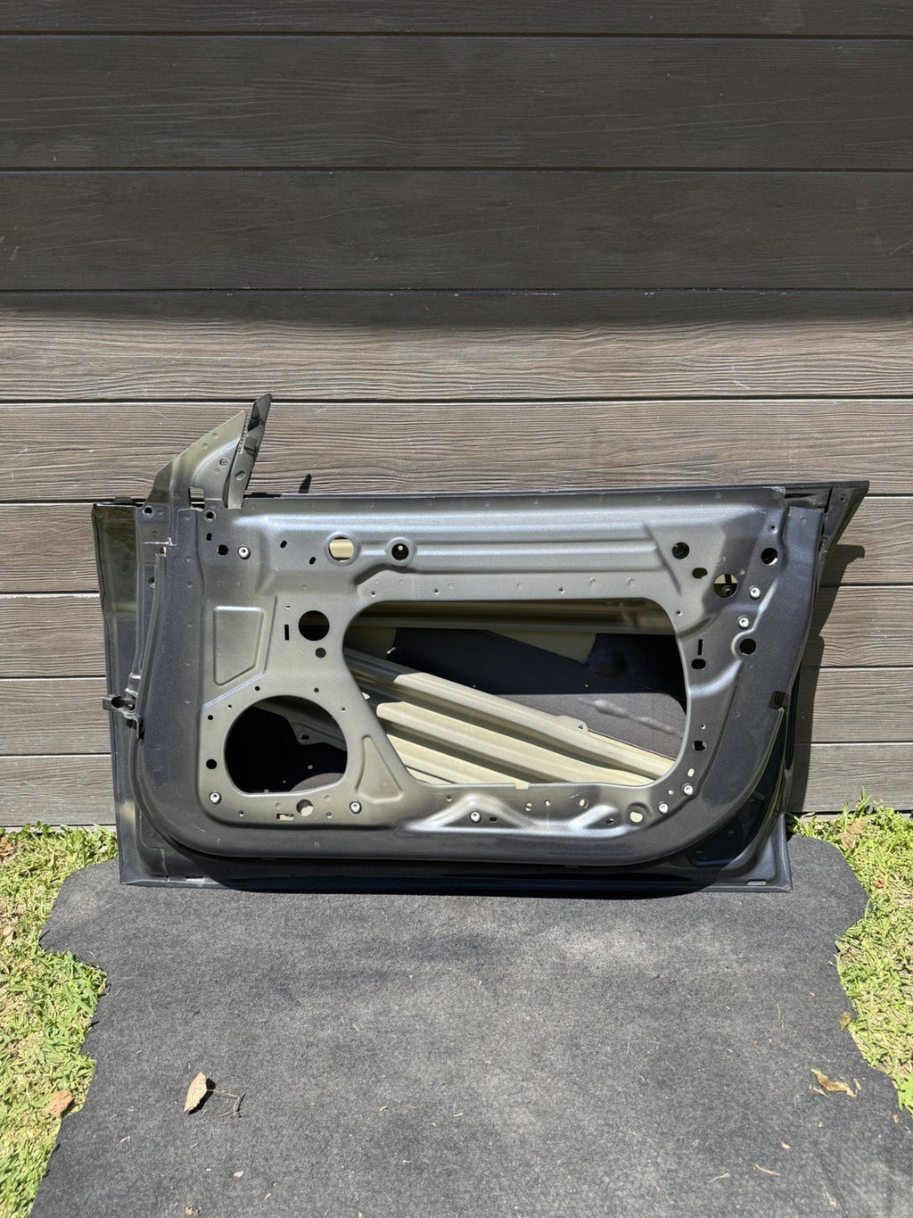 2017-2023 TESLA MODEL 3 FRONT RIGHT PASSENGER SIDE DOOR SHELL PANEL GRAY OEM