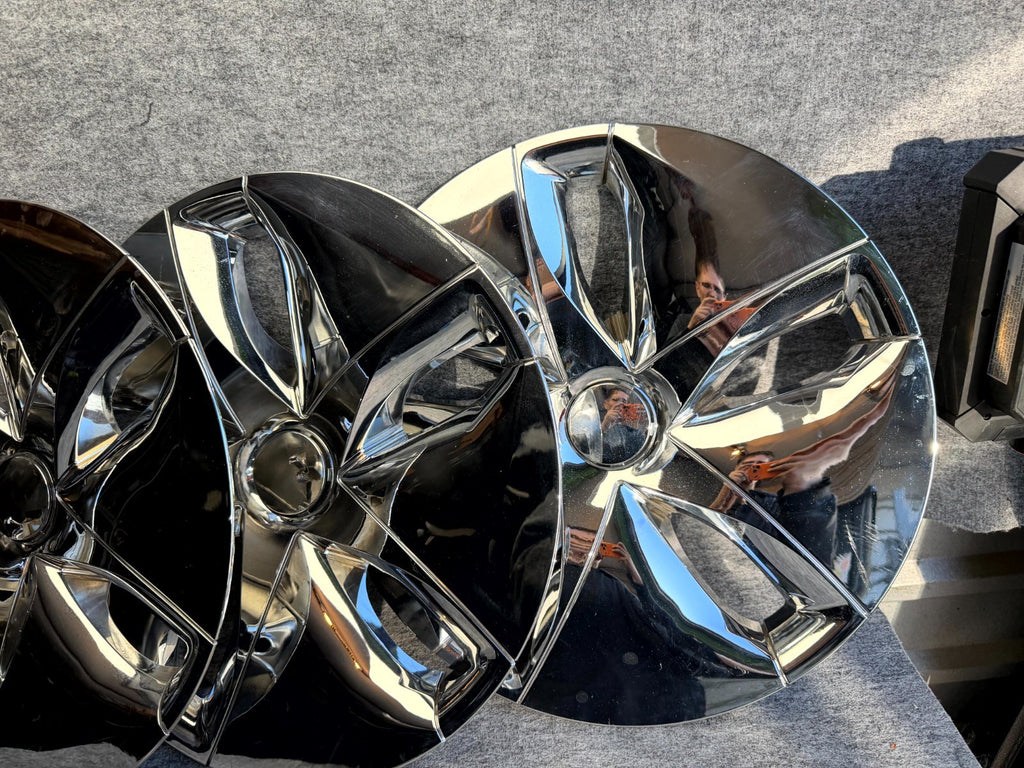 ♦️17–23 TESLA MODEL 3 AERO 18" WHEEL COVER HUBCAP RIM SET OF 4 OEM, 1044231-99-B