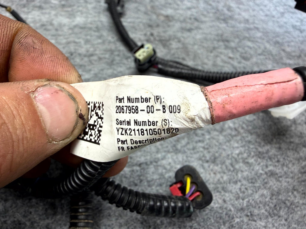 ♦️2017 - 2023 TESLA MODEL 3 FRONT BUMPER WIRE WIRING HARNESS OEM, 2067958-00-B
