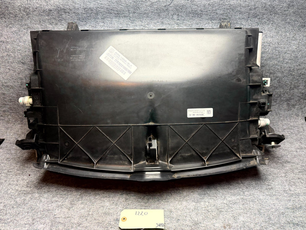 ♦️17 - 23 TESLA MODEL 3 FRONT RADIATOR AIR GRILL SHUTTER ASSY OEM, 1076732-00-H