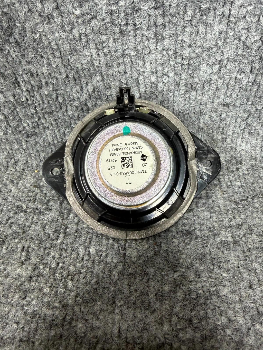2016-2020 Tesla Model X Right Side Mid Range Audio Sound Speaker OEM, 100483301A