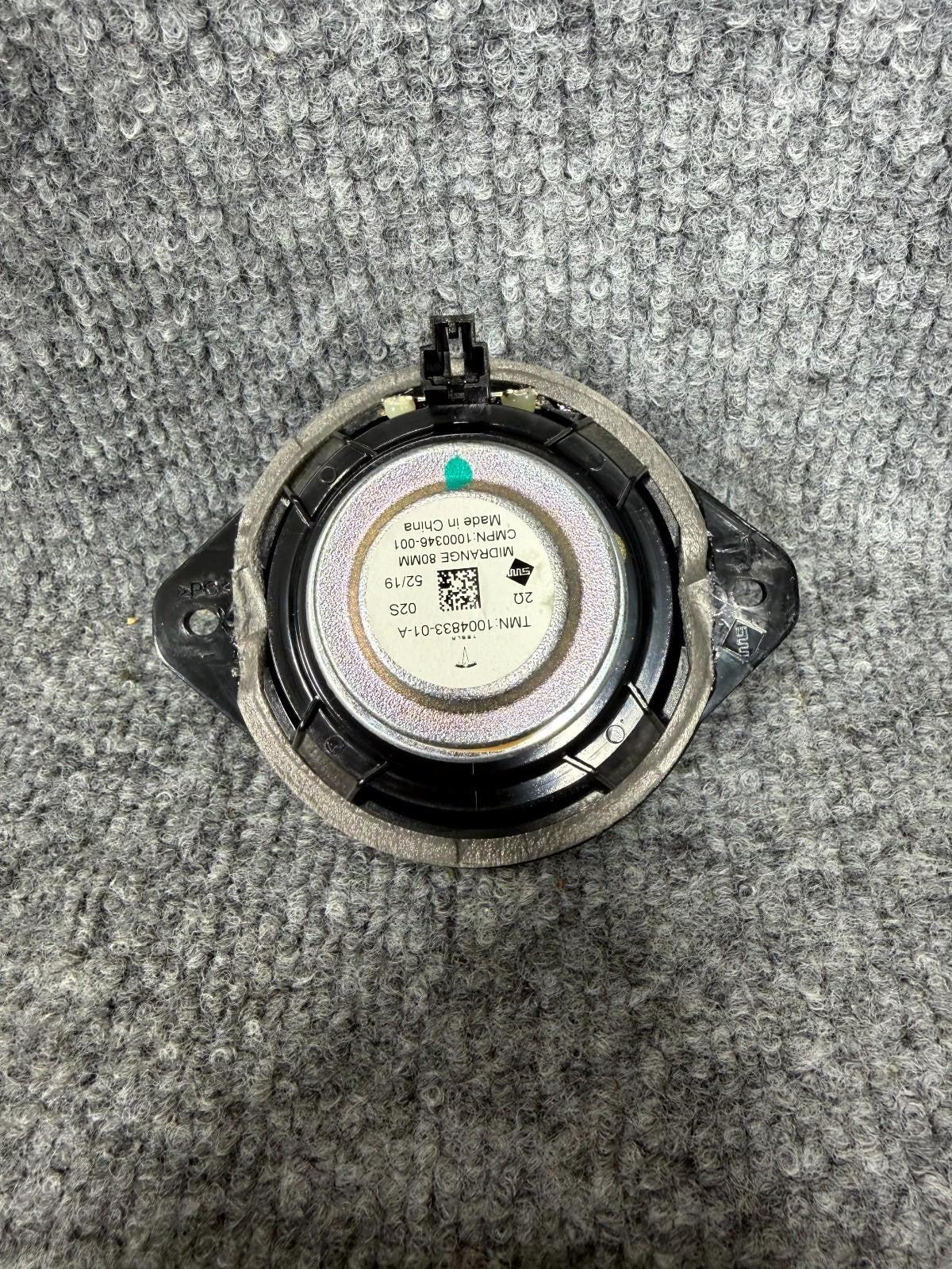 2016-2020 Tesla Model X Right Side Mid Range Audio Sound Speaker OEM, 100483301A