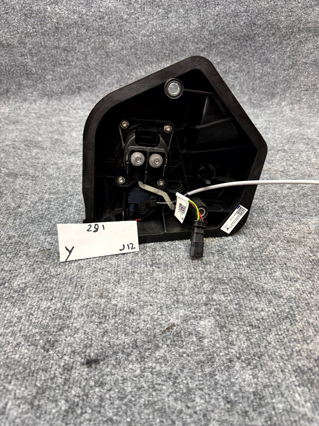 2020 - 2024 TESLA MODEL Y REAR CHARGE PORT INLET SOCKET MODULE OEM, 1490374-10-D