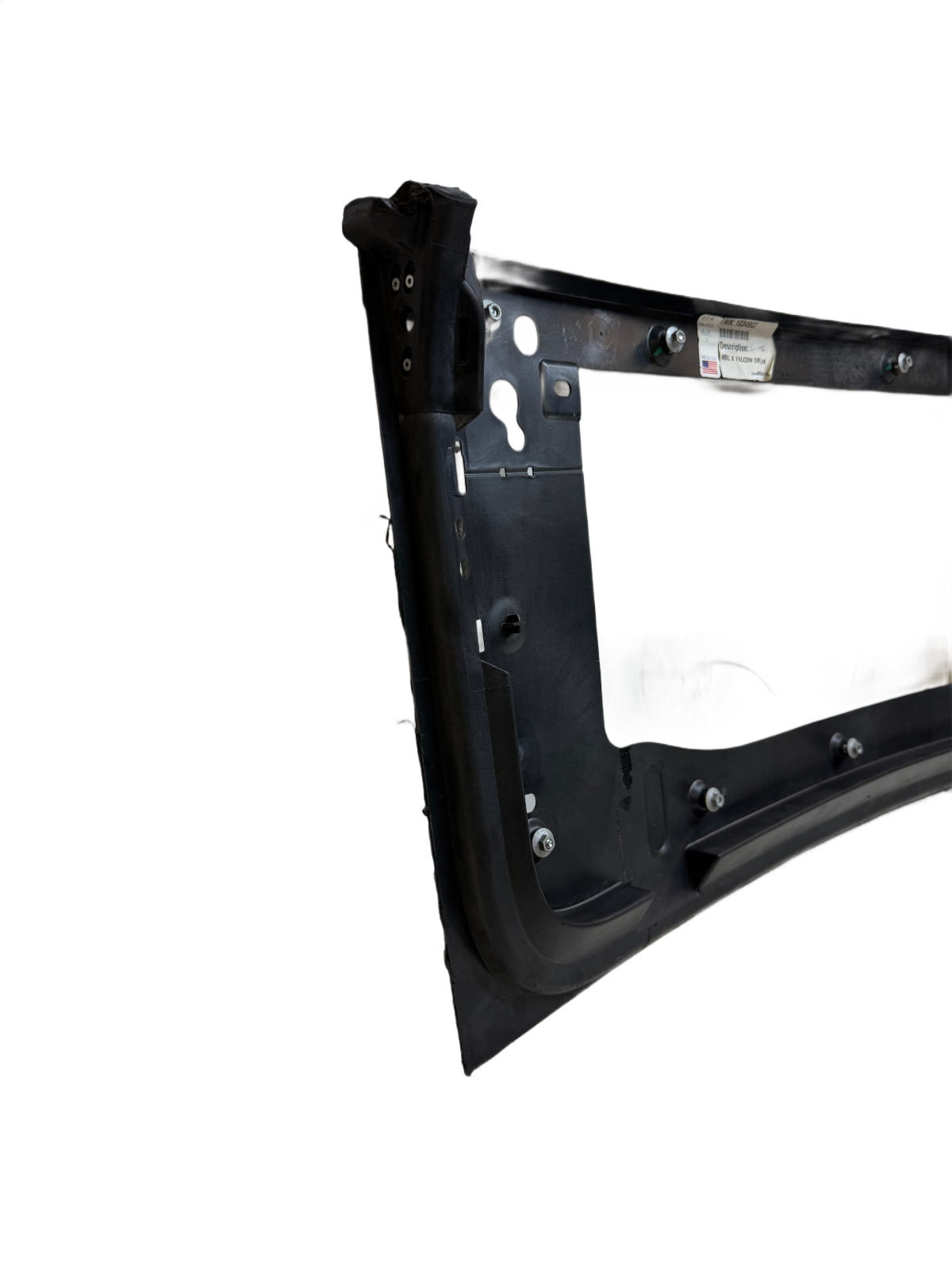 2016 - 2020 Tesla Model X Rear Left Side Door Roof Glass Frame 1034902-00-F