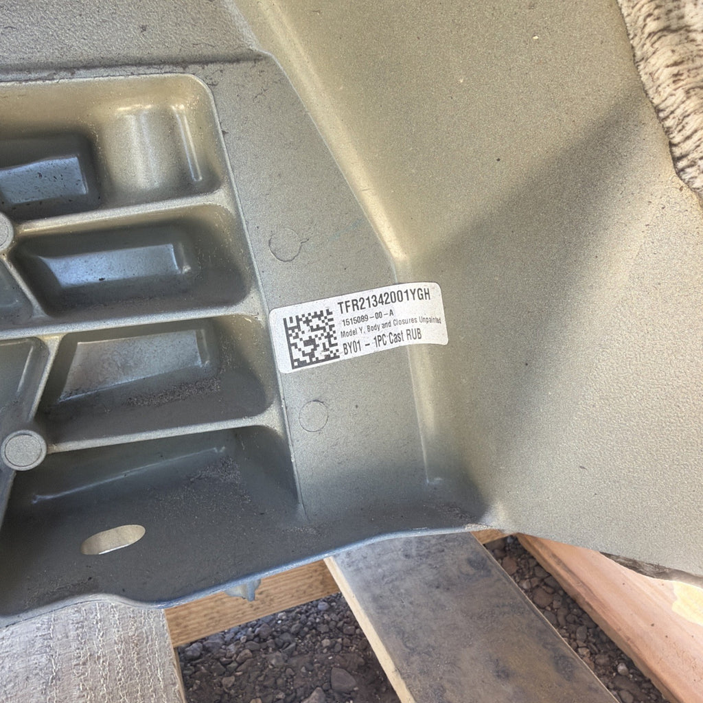2020-2024 Tesla Model Y Rear Left Quarter Panel Structural Cutout LH BLUE