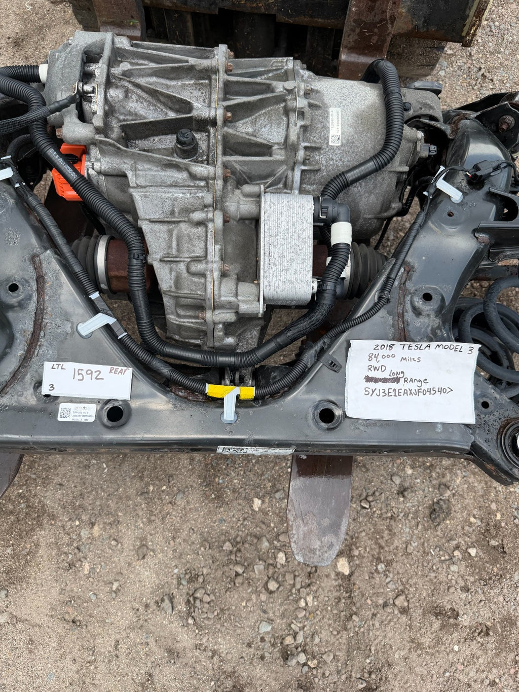 2017-2023 Tesla Model 3 Rear Axle Drive Unit Subframe Assembly 1120980-00-C