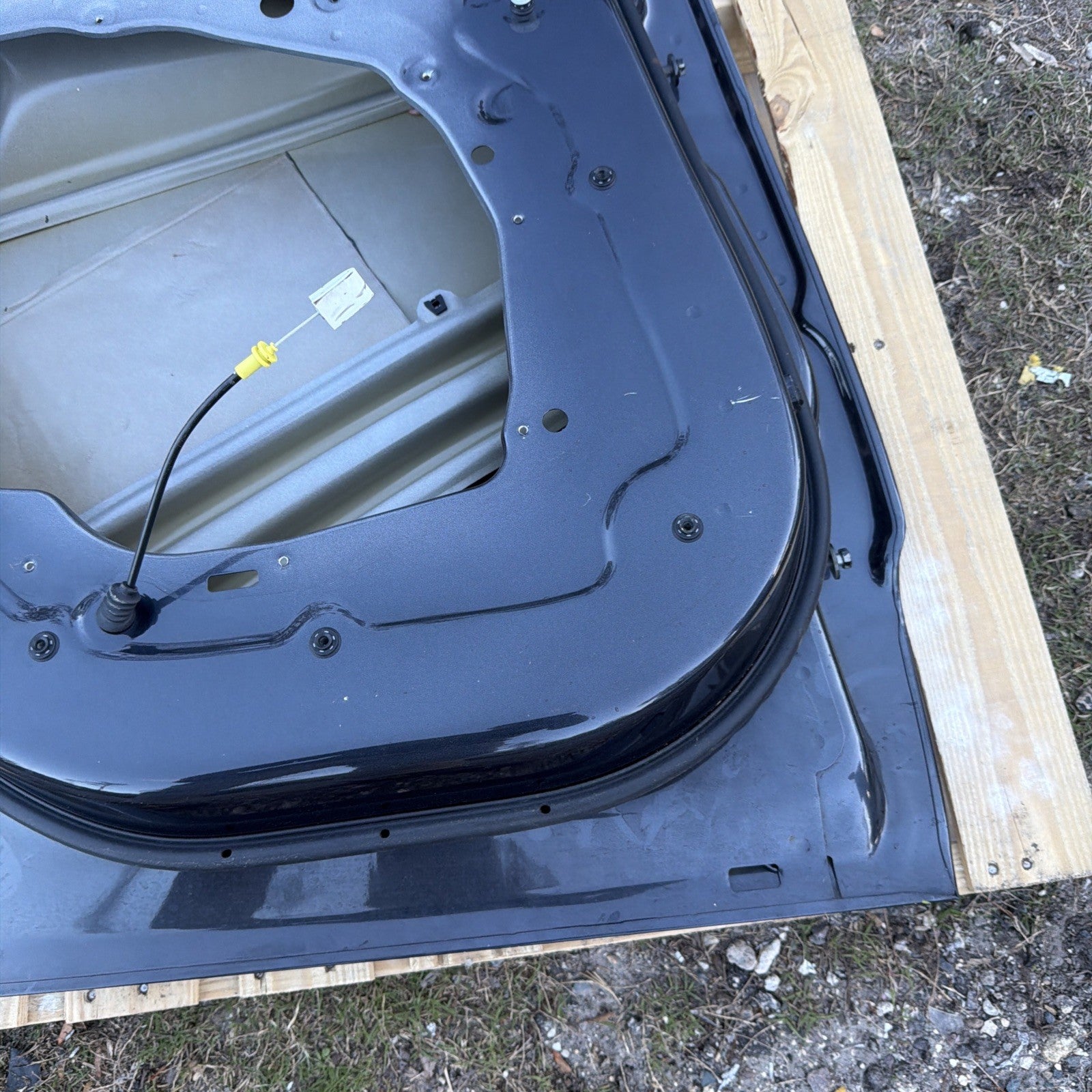 20-24 Tesla Model Y MY Rear Driver Side Door Shell Panel Left OEM Gray - PN01