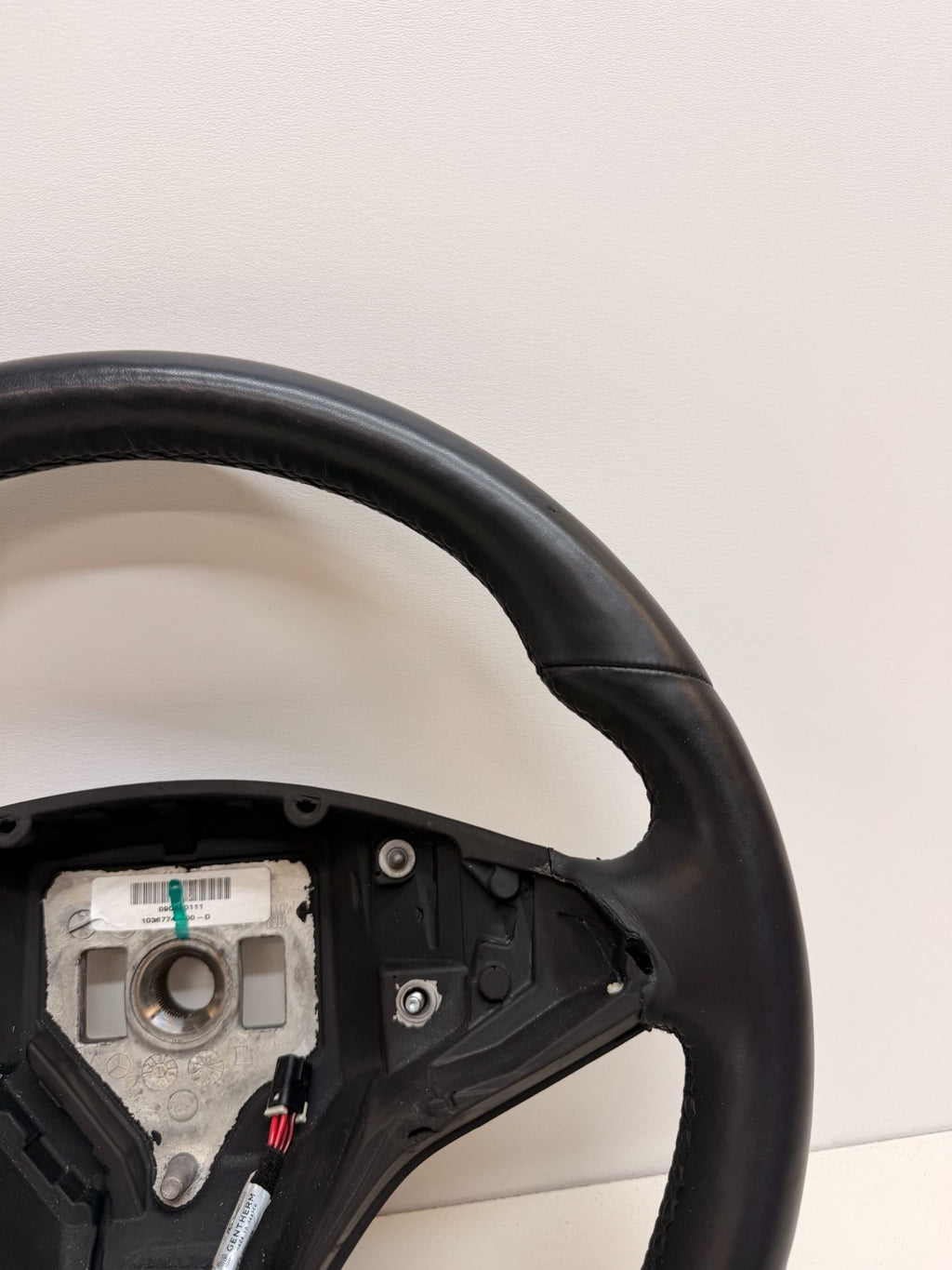 2015-2021 TESLA MODEL S LEATHER HEATED STEERING WHEEL 1036774-00-D