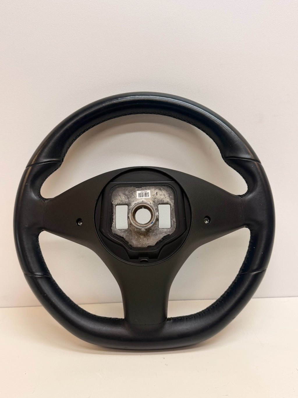 2012-2020 TESLA MODEL S LEATHER STEERING WHEEL ASSEMBLY 1005279-00-D