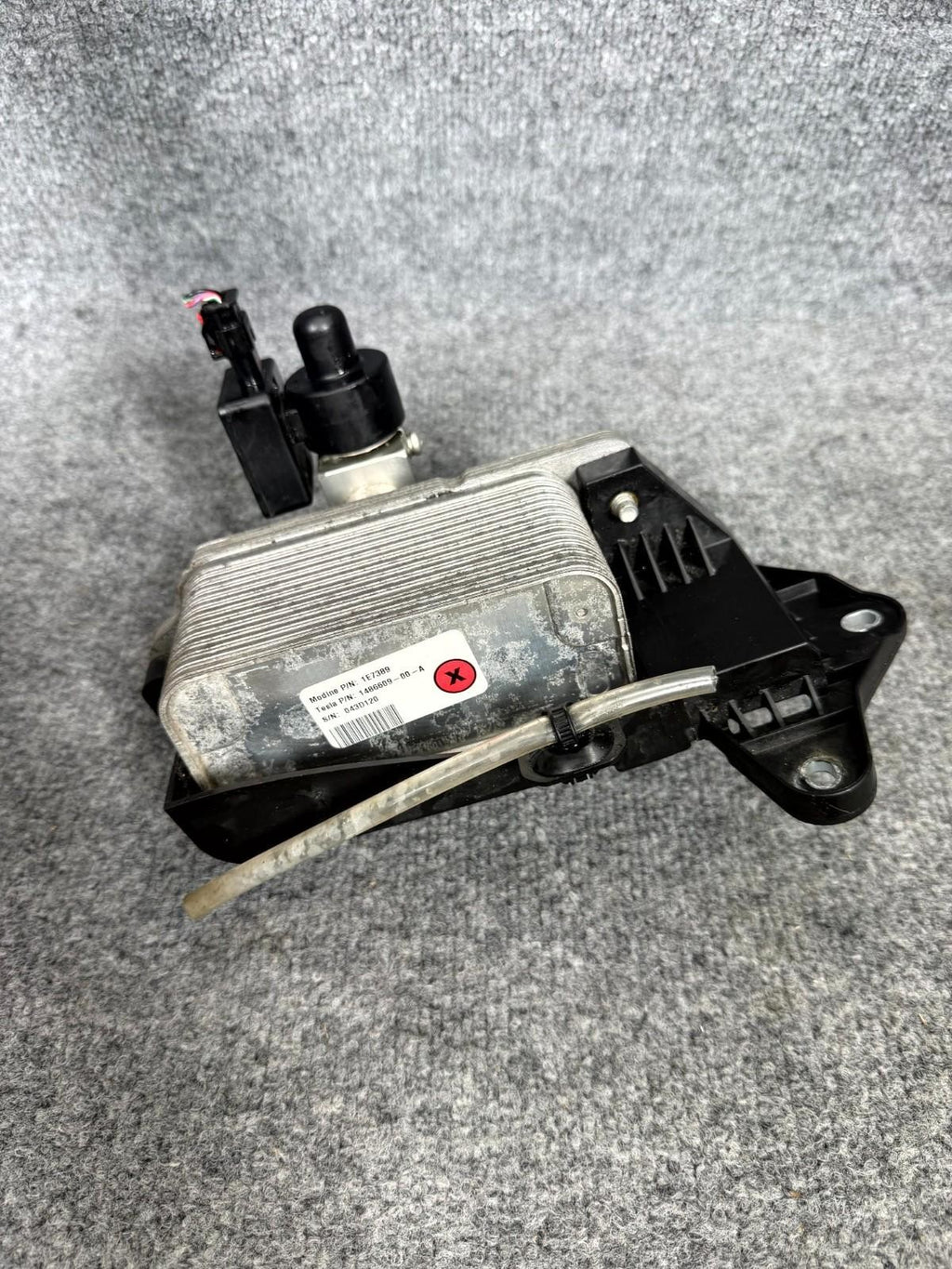 2016-2020 Tesla Model X Battery Cooler Unit Assembly OEM, 1486609-00-A