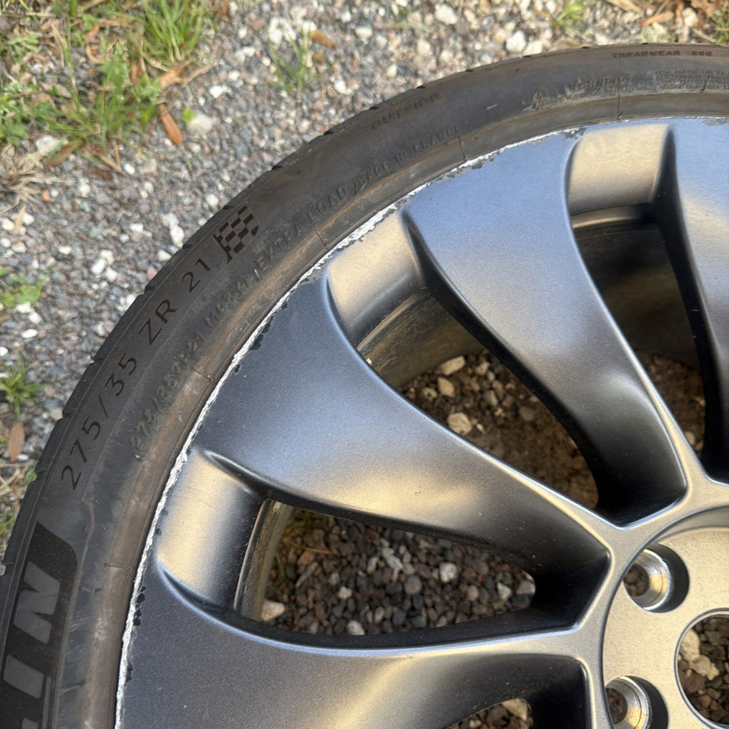 2020- 2024 Tesla Model Y MY Wheel Rim 21x10.5J 48MM 11-Spokes OEM 1188227-00-B