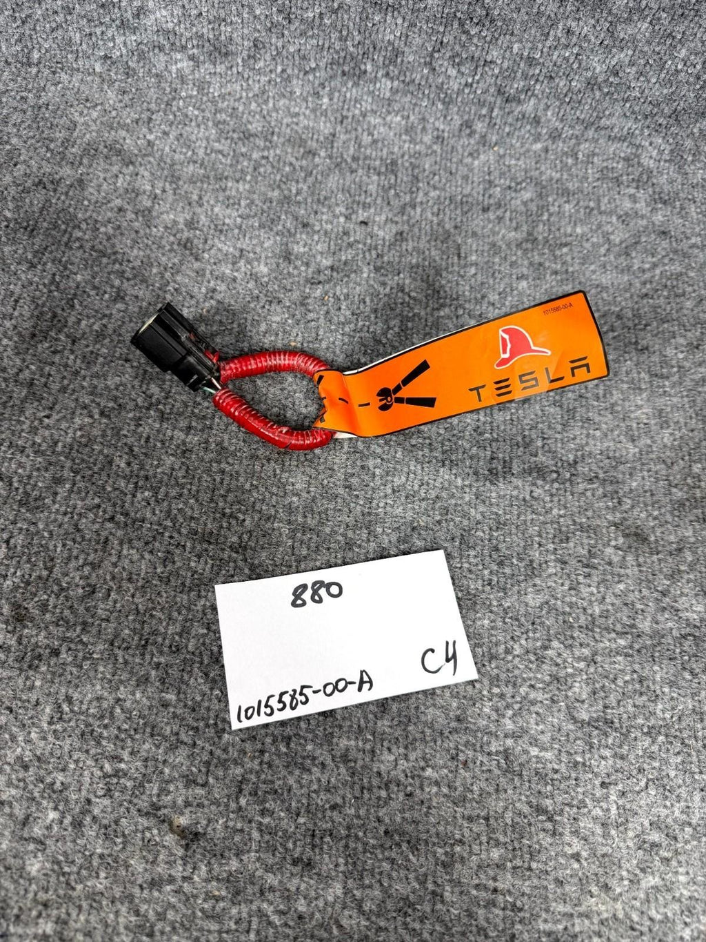 12-20 Tesla Model S MS Emergency Power Cut Off Loop Disconnect OEM, 1015585-00-A