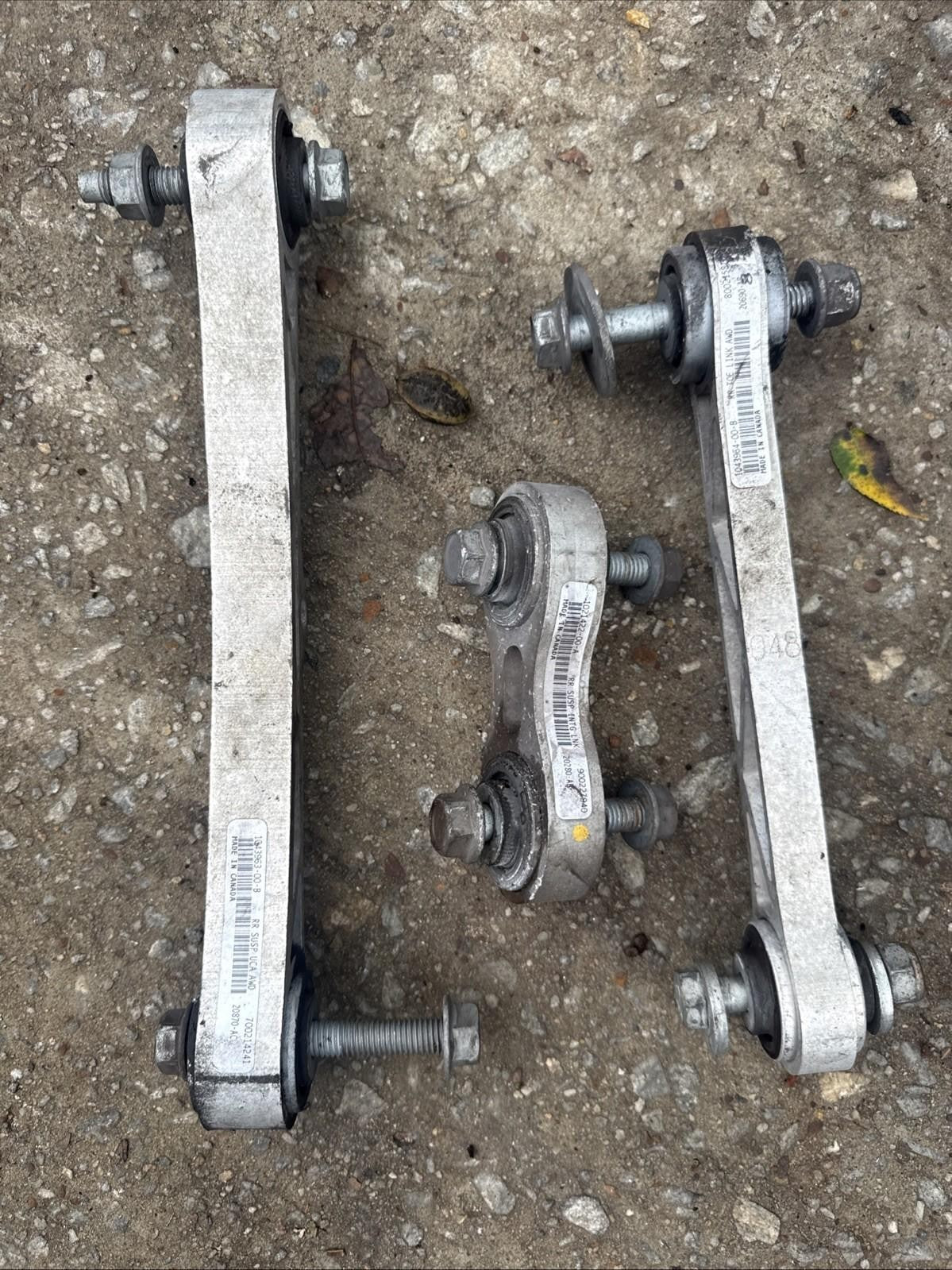 12-21 TESLA MODEL S REAR LEFT KNUCKLE W/CONTROL ARM SUSPENSION OEM, 1620416-00-H