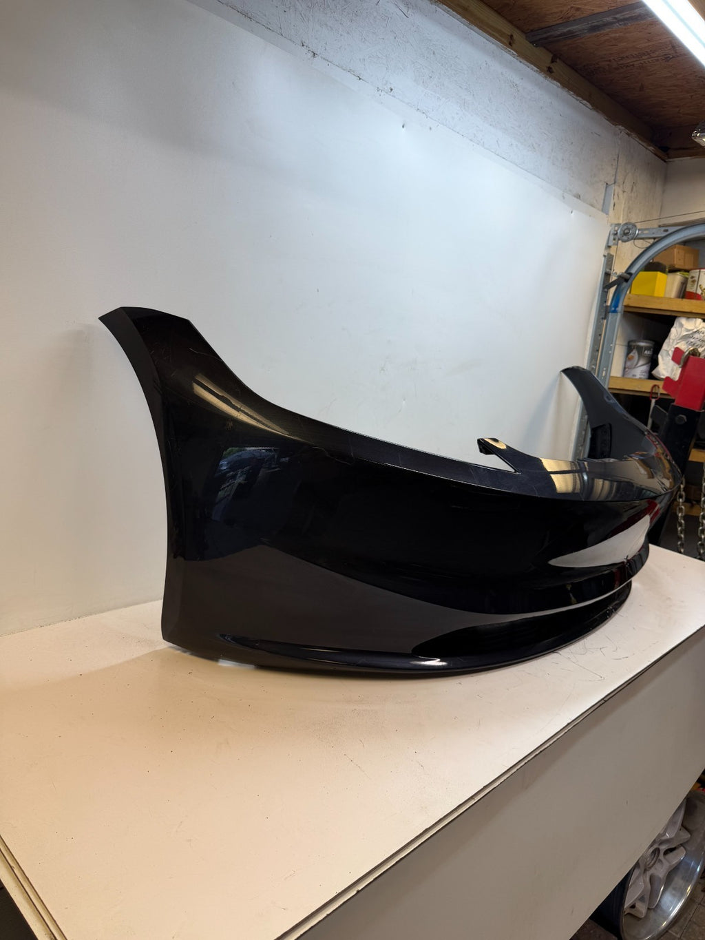 2024-2026 Tesla Model 3 Front Bumper Cover Panel W/O Sensor Holes P2005802-00-B
