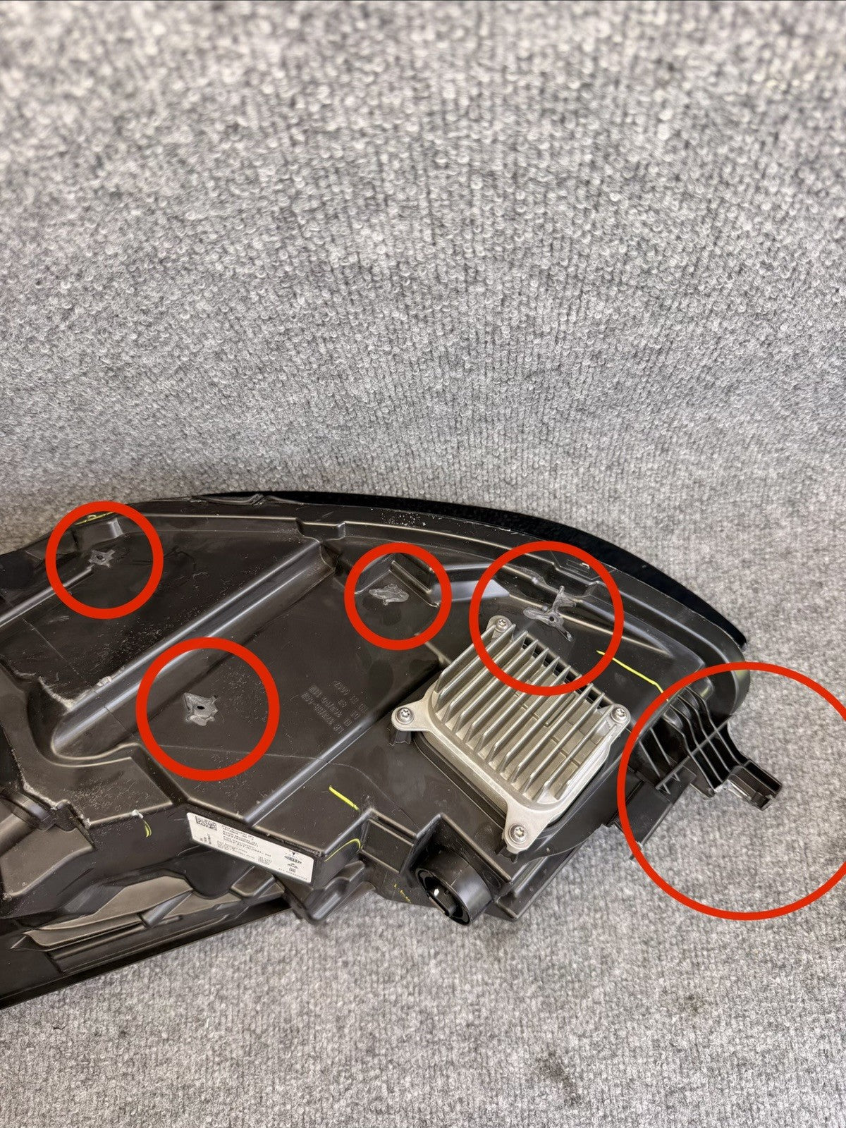DMG⚠️ 20-24 Tesla Model 3-Y Front Right Headlight Projector RH 1514953-00-E