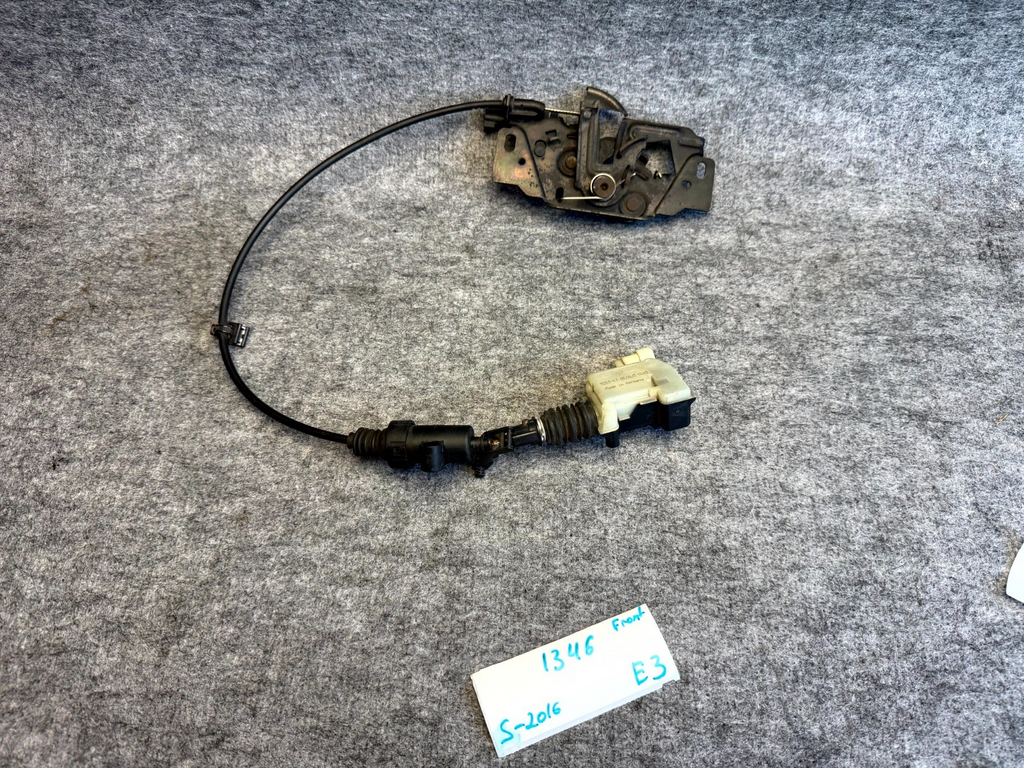 ♦️12–16 TESLA MODEL S FRONT HOOD LOCK LATCH RELEASE CABLE ASSY OEM, 1033011-00-B