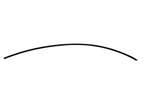2021-2023 Tesla Model 3 Left Driver Upper Roof Black Molding Trim 1083519-01-D