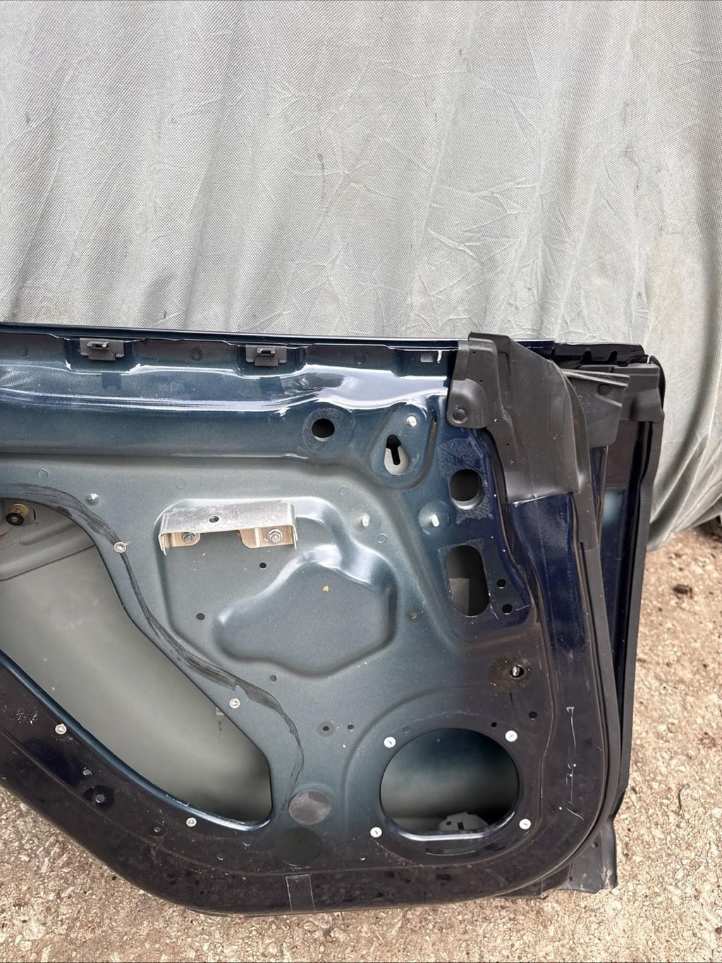 ♦️ 12-16 TESLA MODEL S REAR LEFT DRIVER SIDE DOOR SHELL PANEL OEM, 6006394 E0 H