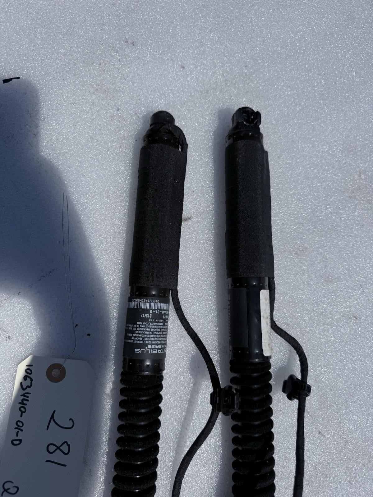 ♦️16-23 TESLA MODEL X REAR RIGHT DOOR TRUNK LIFTGATE SHOCK SET OEM, 1063440-01-D