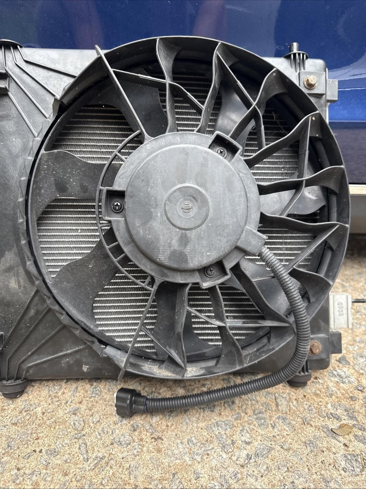 ♦️2012-2020 TESLA MODEL S FRONT LEFT FAN AC CONDENSER RADIATOR OEM, 6007352-00-D