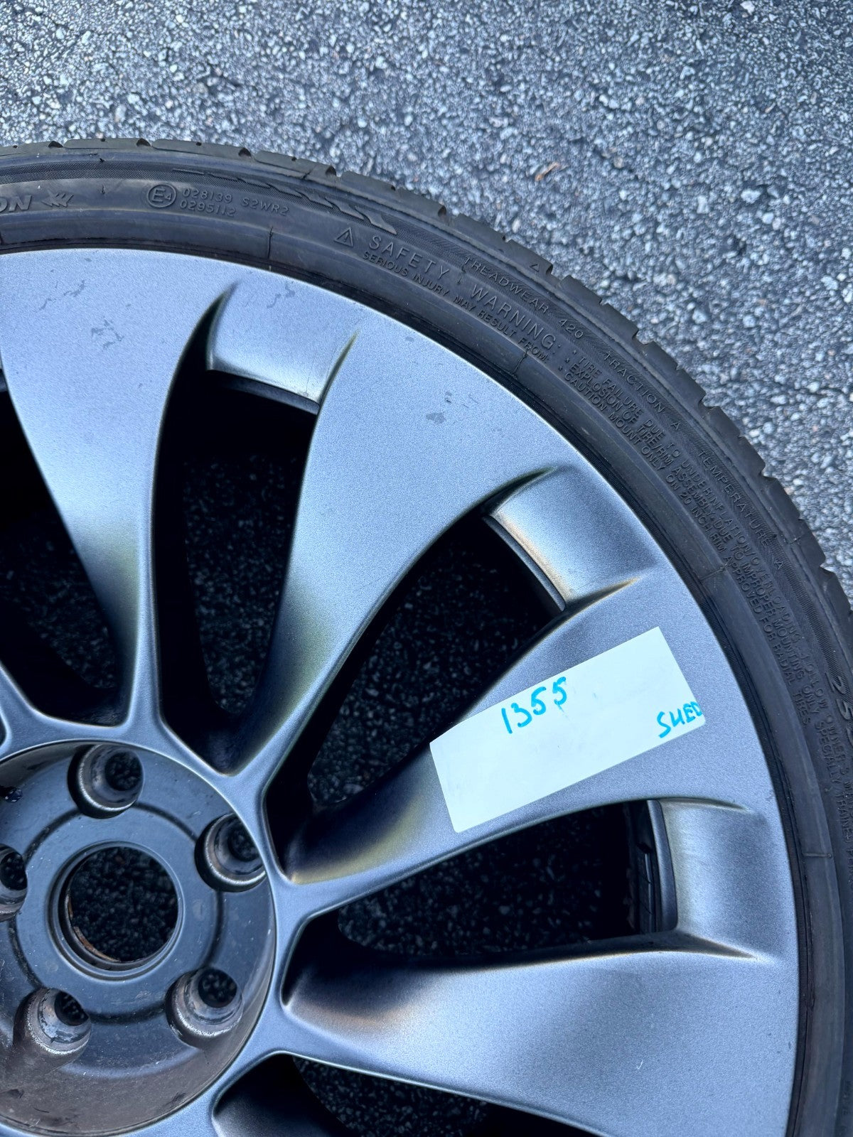 ♦️2017 – 2023 TESLA MODEL 3 ALUMINUM REPLACEMENT WHEEL OEM, 1044224 00 B