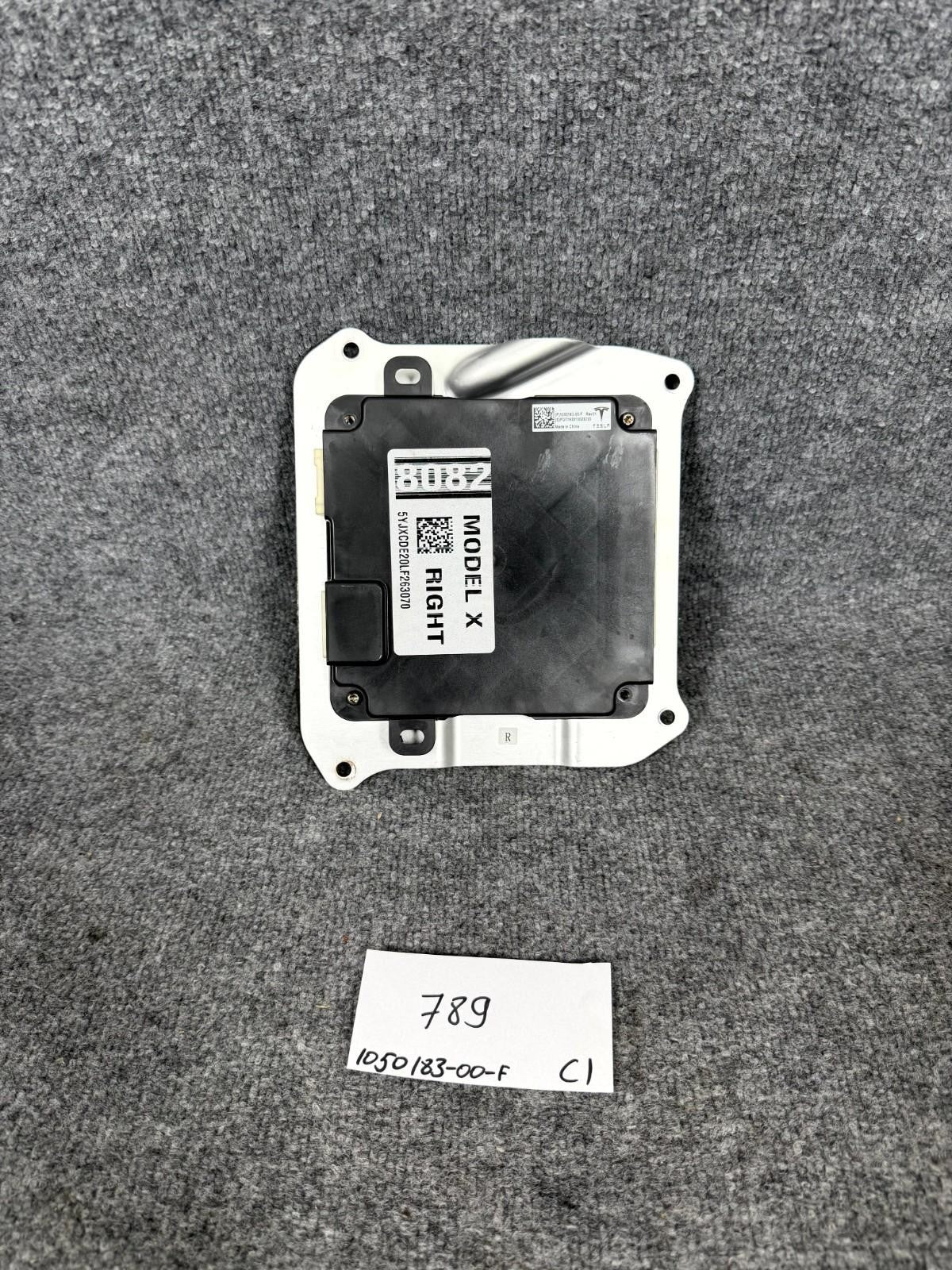 16-20 Tesla Model X Front Right Side Door Control Module Unit OEM, 105018300F