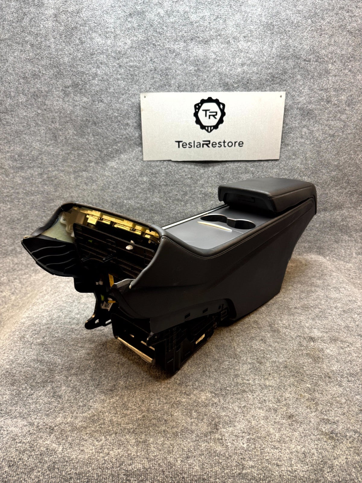 2017-2023 TESLA MODEL 3 FRONT CENTER CONSOLE BASE FRAME PANEL OEM,1755501-70-C