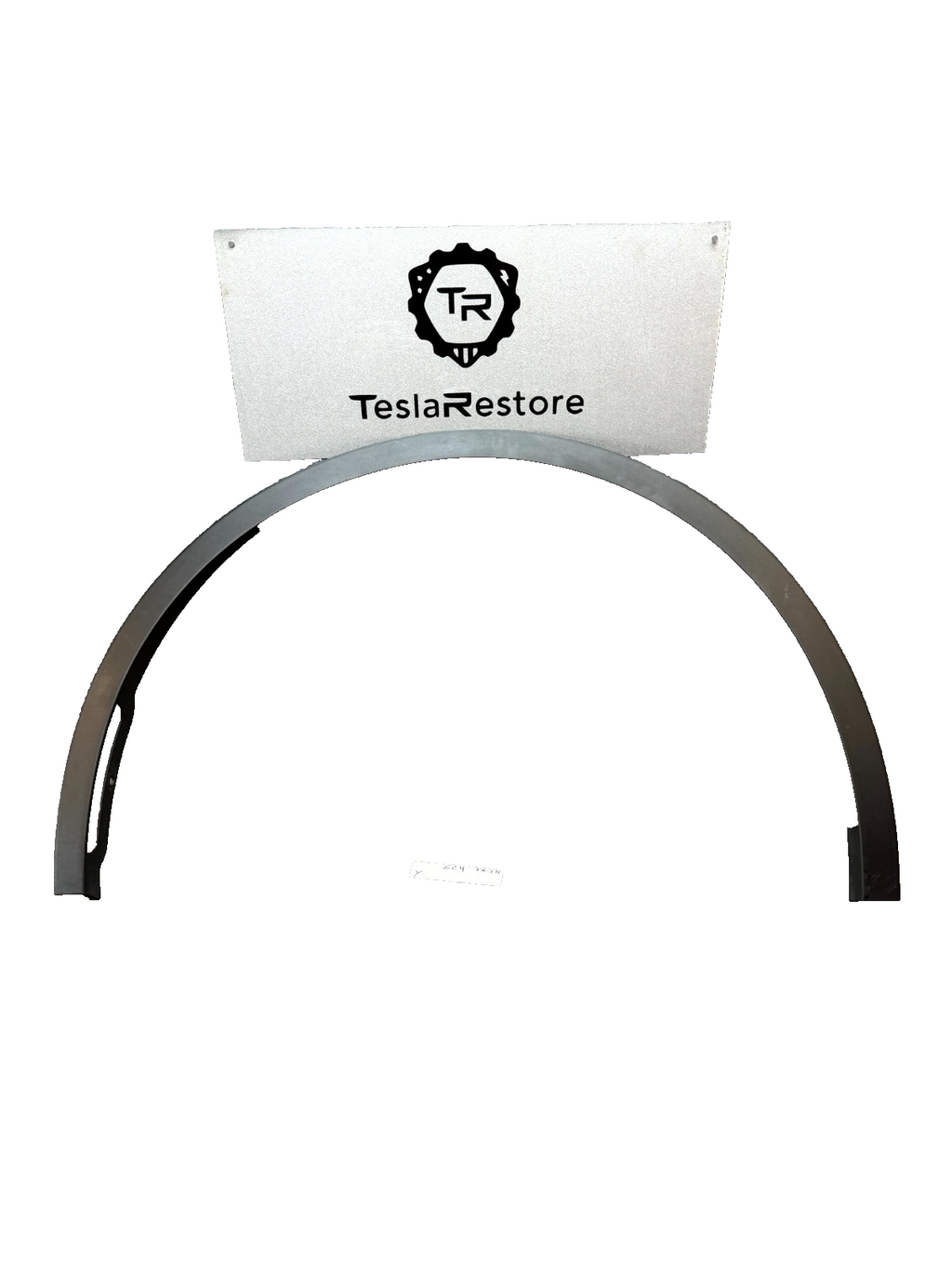 2020 - 2024 TESLA MODEL Y FRONT LEFT SIDE WHEEL FLARE MOLDING OEM, 1494161-00-C