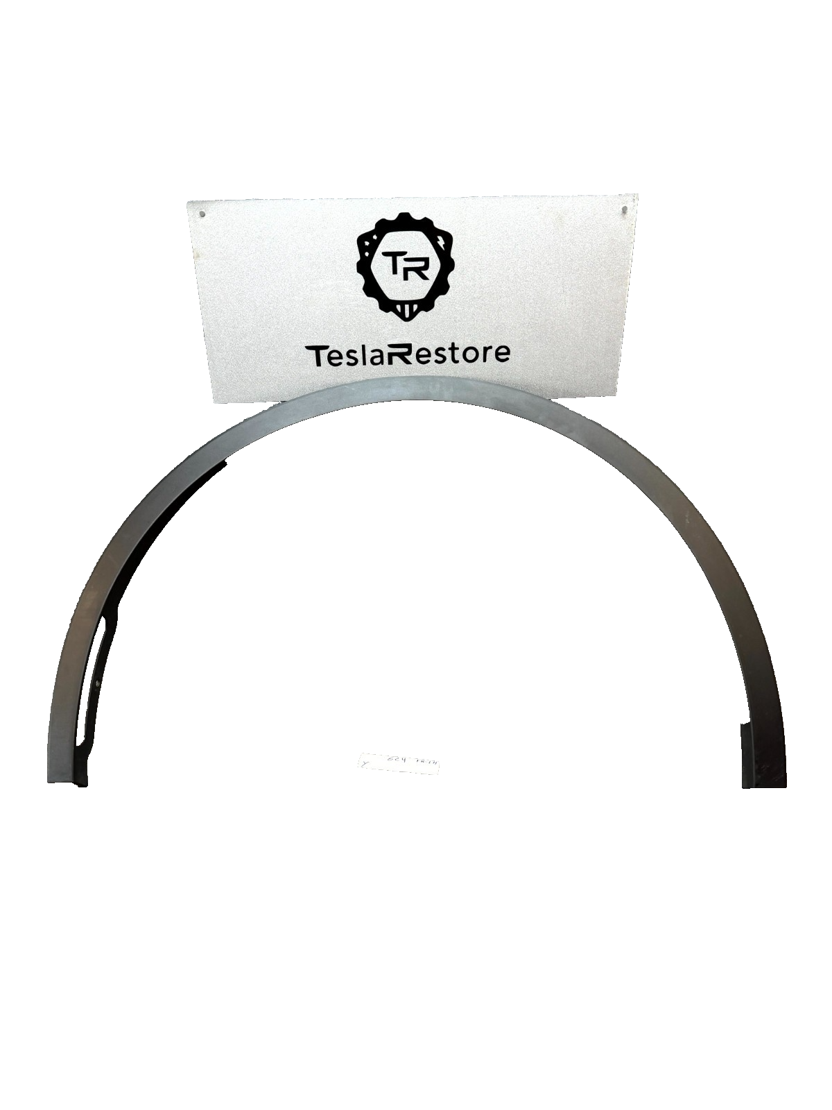 2020 - 2024 TESLA MODEL Y FRONT LEFT SIDE WHEEL FLARE MOLDING OEM, 1494161-00-C