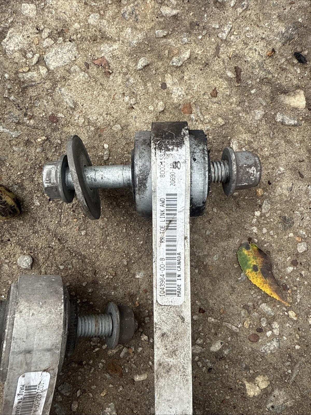 12-21 TESLA MODEL S REAR LEFT KNUCKLE W/CONTROL ARM SUSPENSION OEM, 1620416-00-H