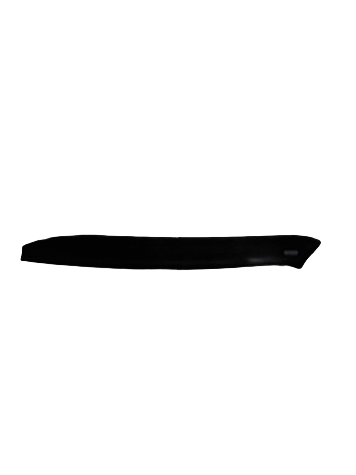 2016-20 Tesla Model X Front Left Driver Sun Visor Bezel Trim Alcantara Black Oem
