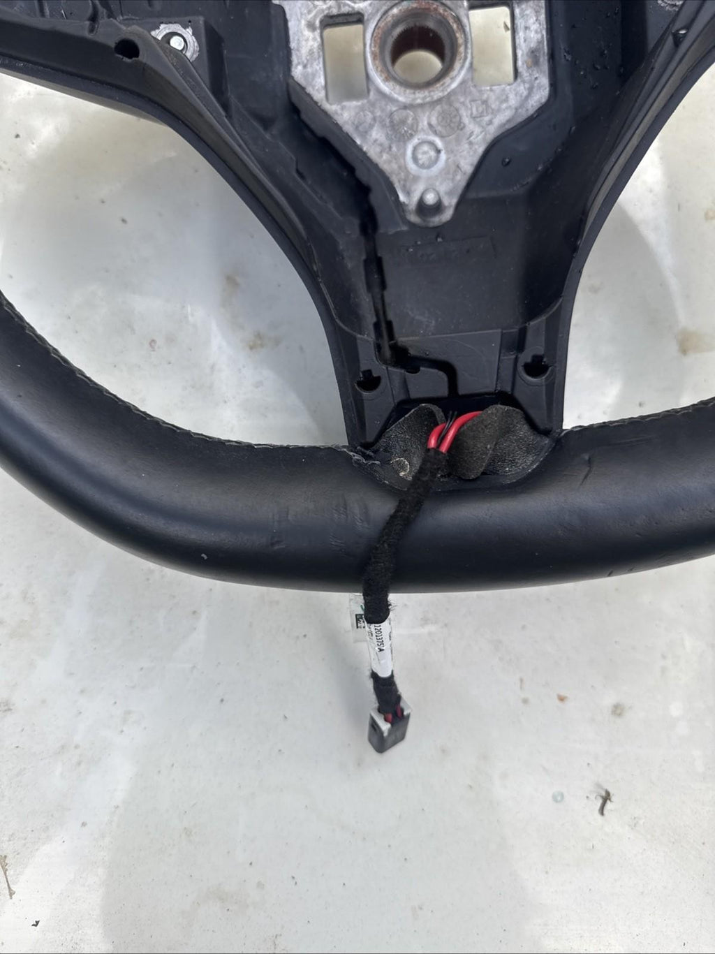 ♦️2012-2020 TESLA MODEL S DRIVER STEERING WHEEL BLACK ASSEMBLY OEM, 1036774-00-D