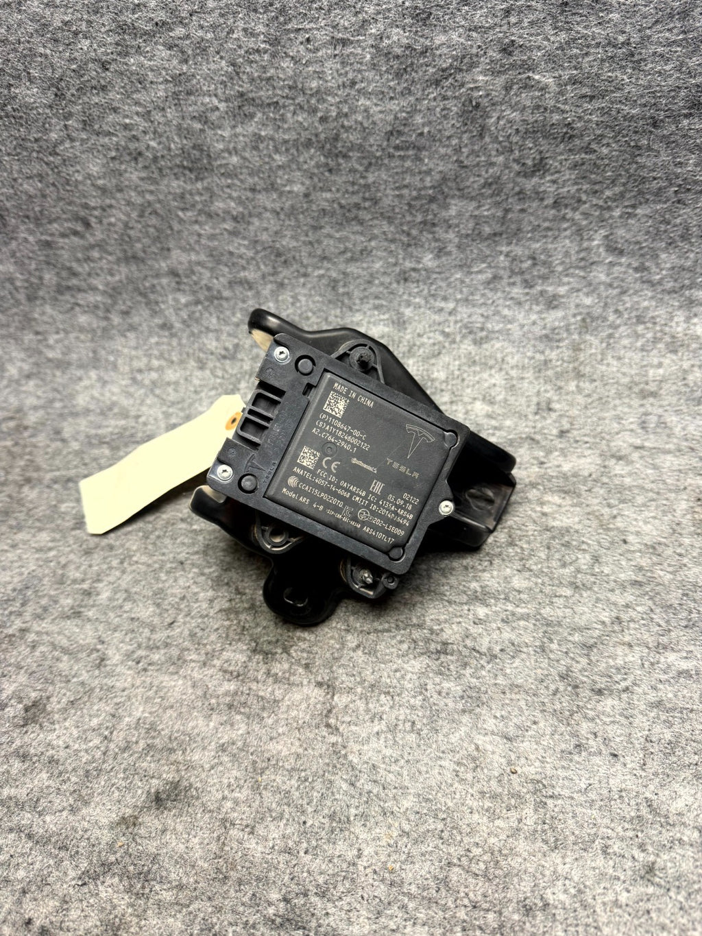 ♦️16-20 TESLA MODEL S X 3 SEVEN PIN PERPENDICULAR REDAR SENSOR OEM, 1108647-00-C