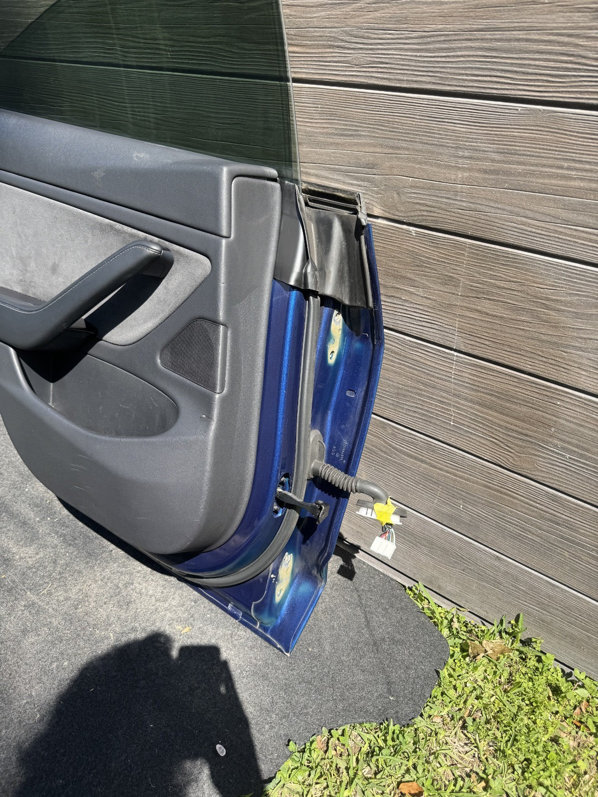 2018-2023 Tesla Model 3 M3 Rear Driver Side Door Shell Panel Left LH Blue PPSB