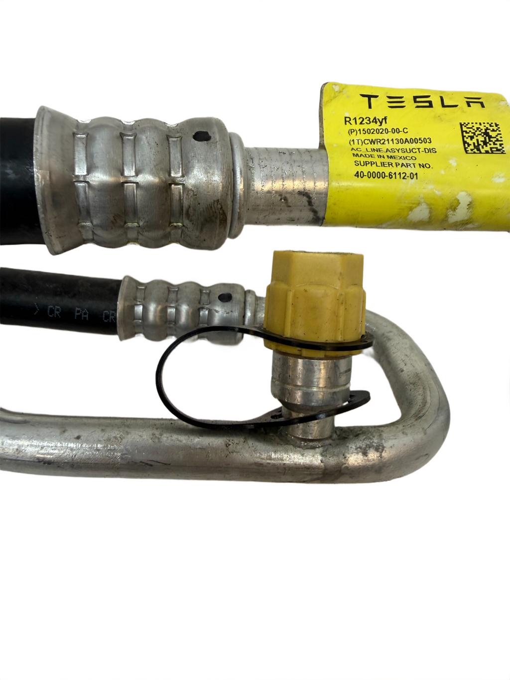 2017-2023 Tesla Model 3 A/C Line Supermanifold to Compressor Pipe 1502020-00-C