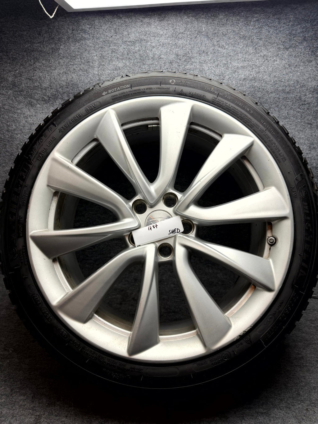 ♦️2017–2023 TESLA MODEL 3 ALUMINUM REPLACEMENT WHEEL TIRE OEM, 1044224 00 B