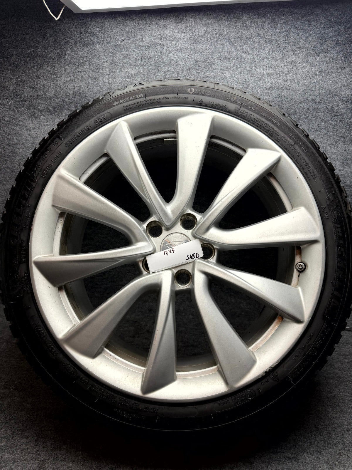 ♦️2017–2023 TESLA MODEL 3 ALUMINUM REPLACEMENT WHEEL TIRE OEM, 1044224 00 B