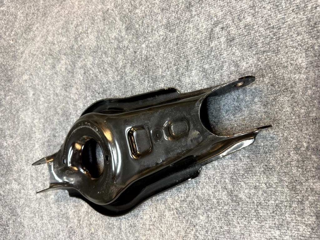 2020-2024 TESLA MODEL Y REAR LEFT LOWER CONTROL ARM SPRING PERCH OEM, 1044451-00