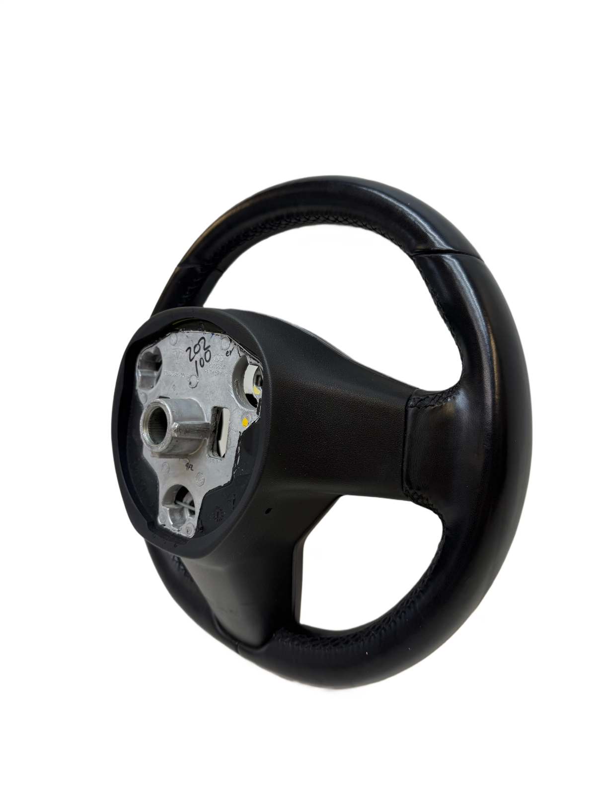 2016-2020 Tesla Model 3 Y Steering Wheel Leather Black 1085682-00-B
