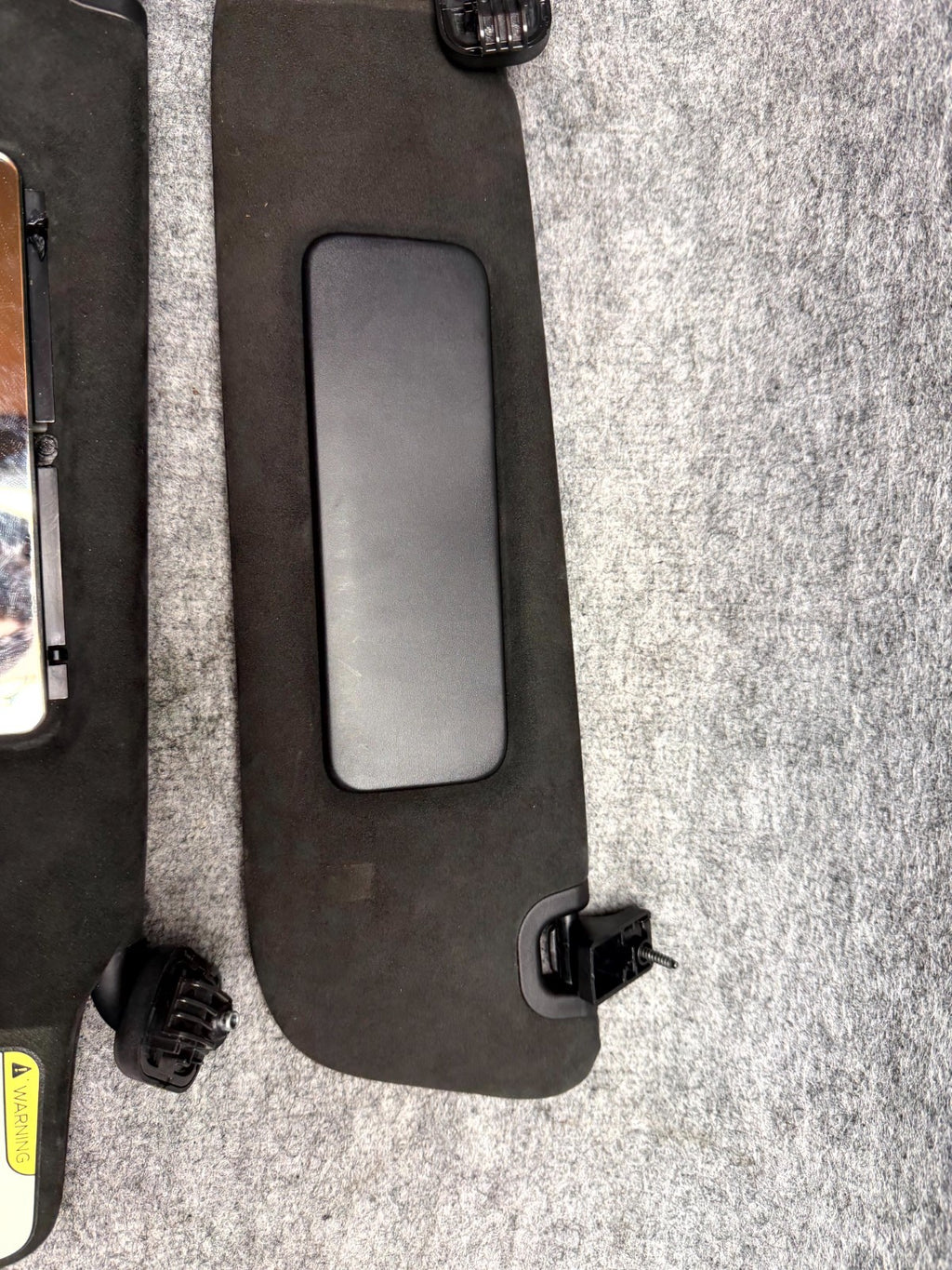 ♦️2017 - 2023 TESLA MODEL S FRONT RIGHT & LEFT SIDE SUN VISOR OEM, 1050619-02-A