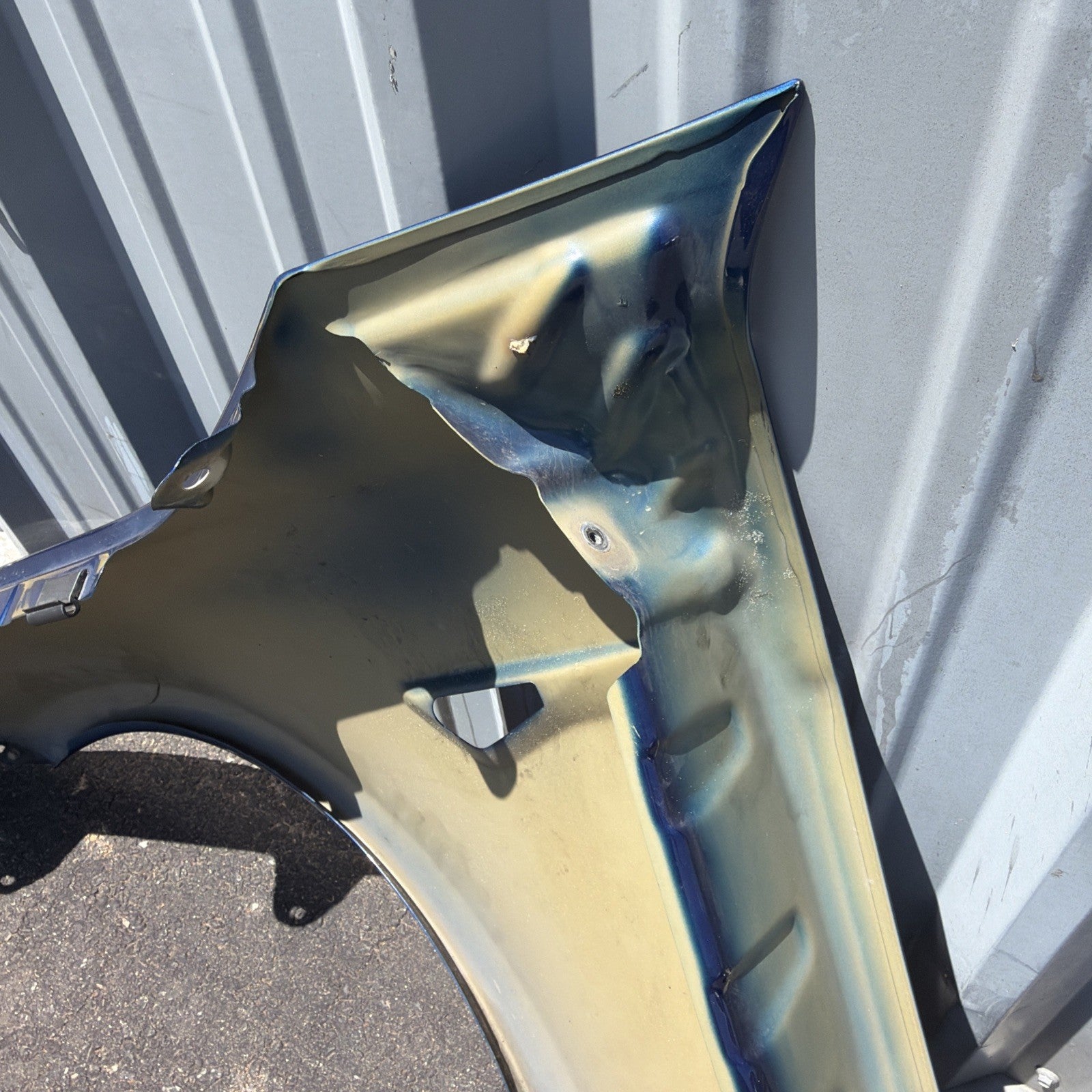 12-20 OEM Tesla Model S Front Right Passenger Fender Panel Black BLUE OEM
