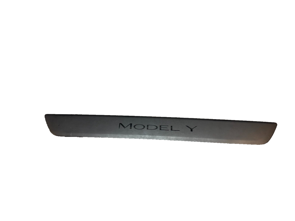 2020-2024 TESLA MODEL Y FRONT LEFT DOOR SILL SCUFF TRIM COVER OEM, 1494301-00-B