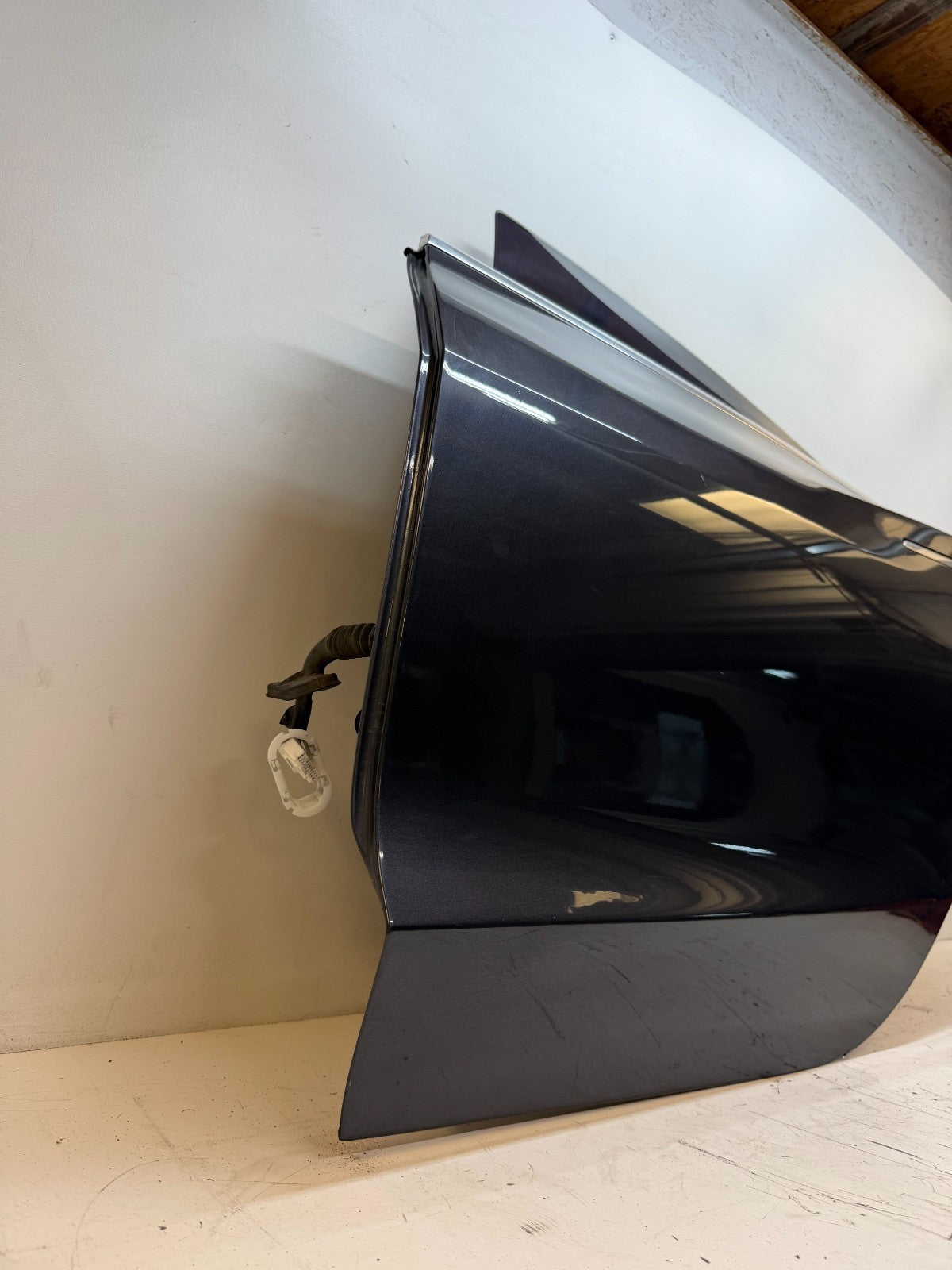 2017-23 Tesla Model 3 Rear Left Driver Side Door Shell Panel Assembly Gray OEM