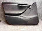 ♦️12-20 TESLA MODEL S FRONT LEFT SIDE INTERIOR DOOR PANEL TRIM OEM, 6006071-09-L