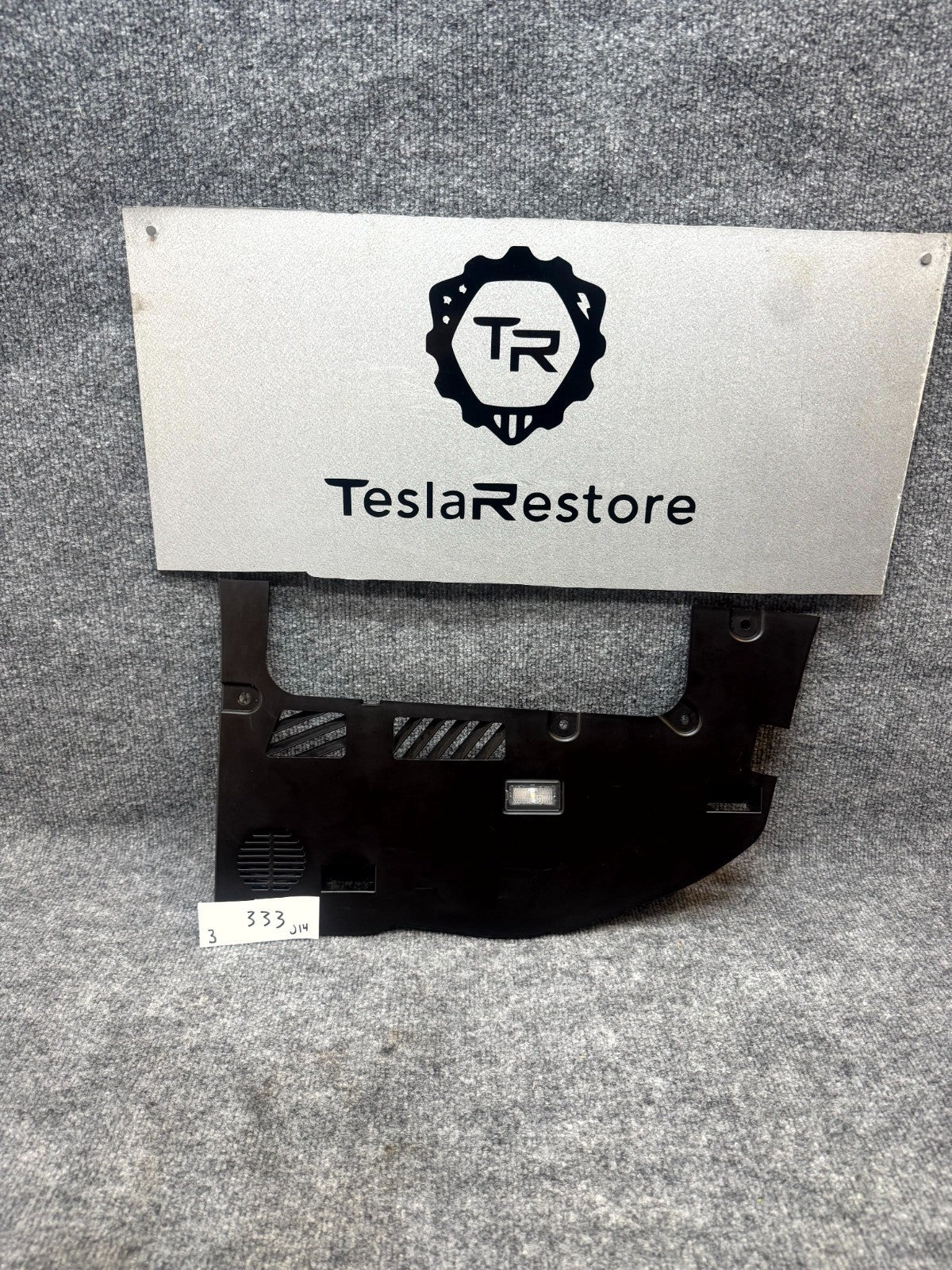 2017‑2023 TESLA MODEL 3 UNDER DASH RIGHT SIDE LOWER COVER TRIM OEM, 1130978-00-D