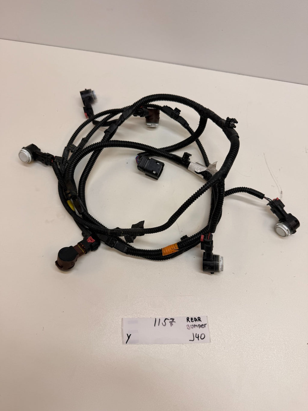 2020-2024 Tesla Model Y Rear Bumper Parking Sensor Harness Black 1489046-00-C